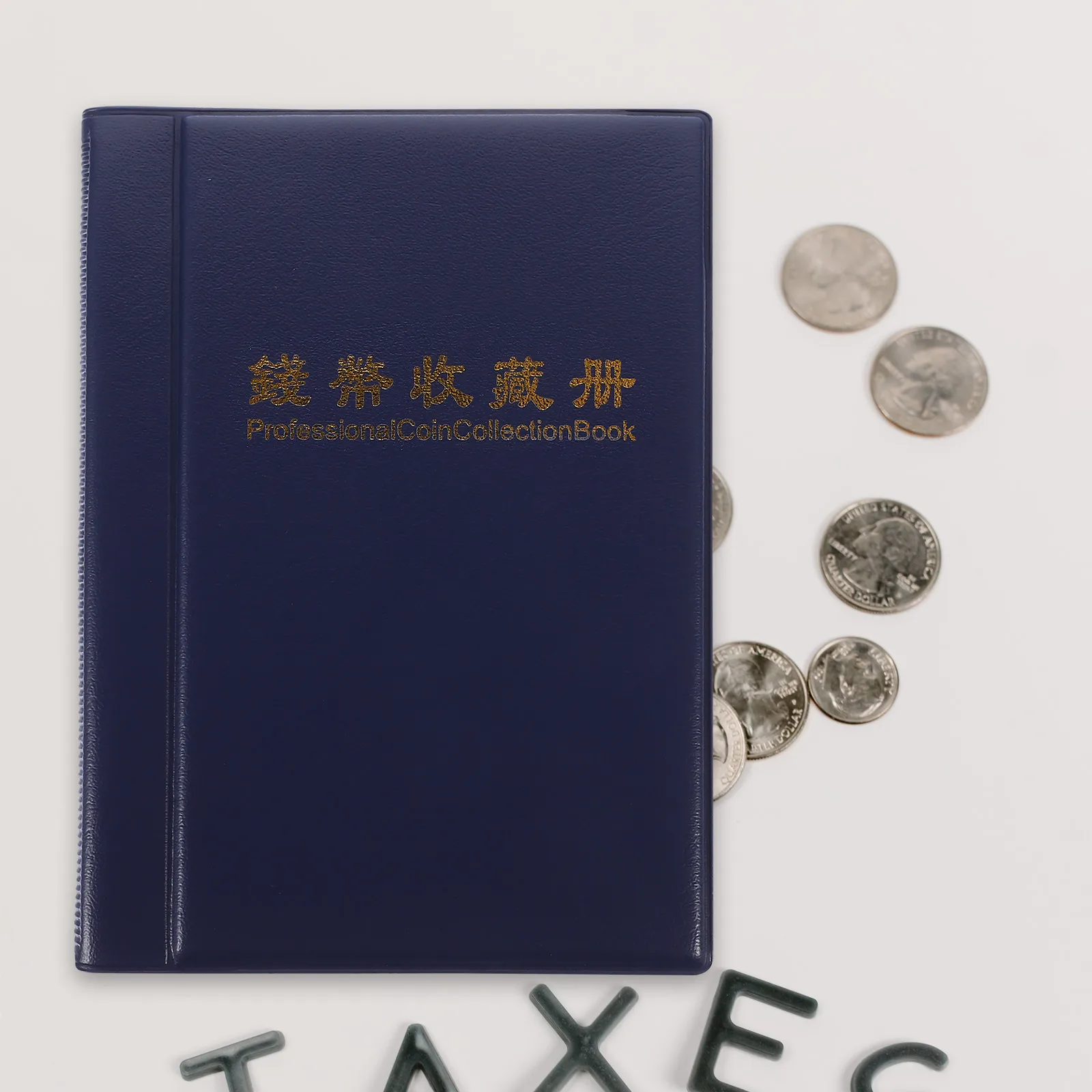 Coin Storage Book Decor Collection Organizer Albums Collector Holder Collecting Photo