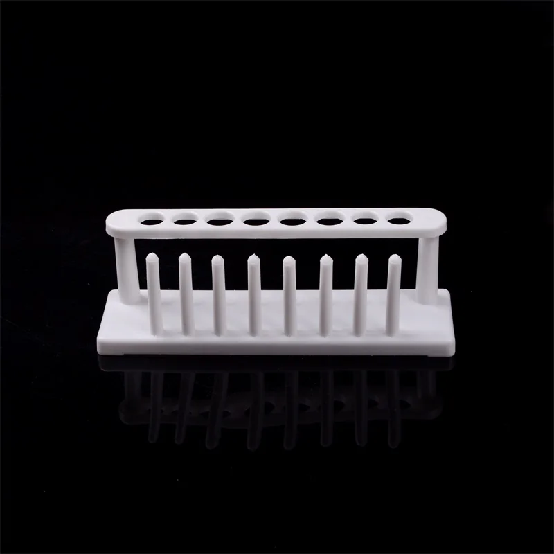 8 Holes Plastic Test Tube Rack Testing Tubes Holder Storage Stand Lab Supplies