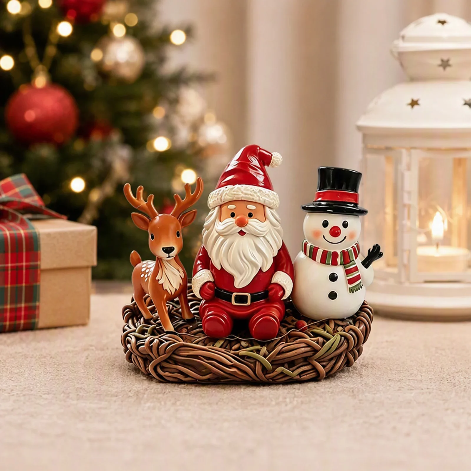 for SNOWMAN Wind Chimes Soothing Sounds Reindeer Bells Windchimes 17 Inch Christmas Wind Chimes for Outdoor Garden Gifts