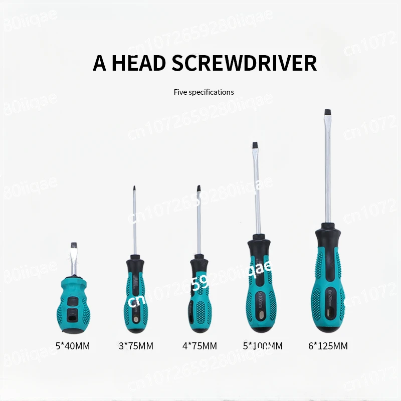 Factory direct sales 10PCS hand tools flat head magnetic screwdriver cross screwdriver