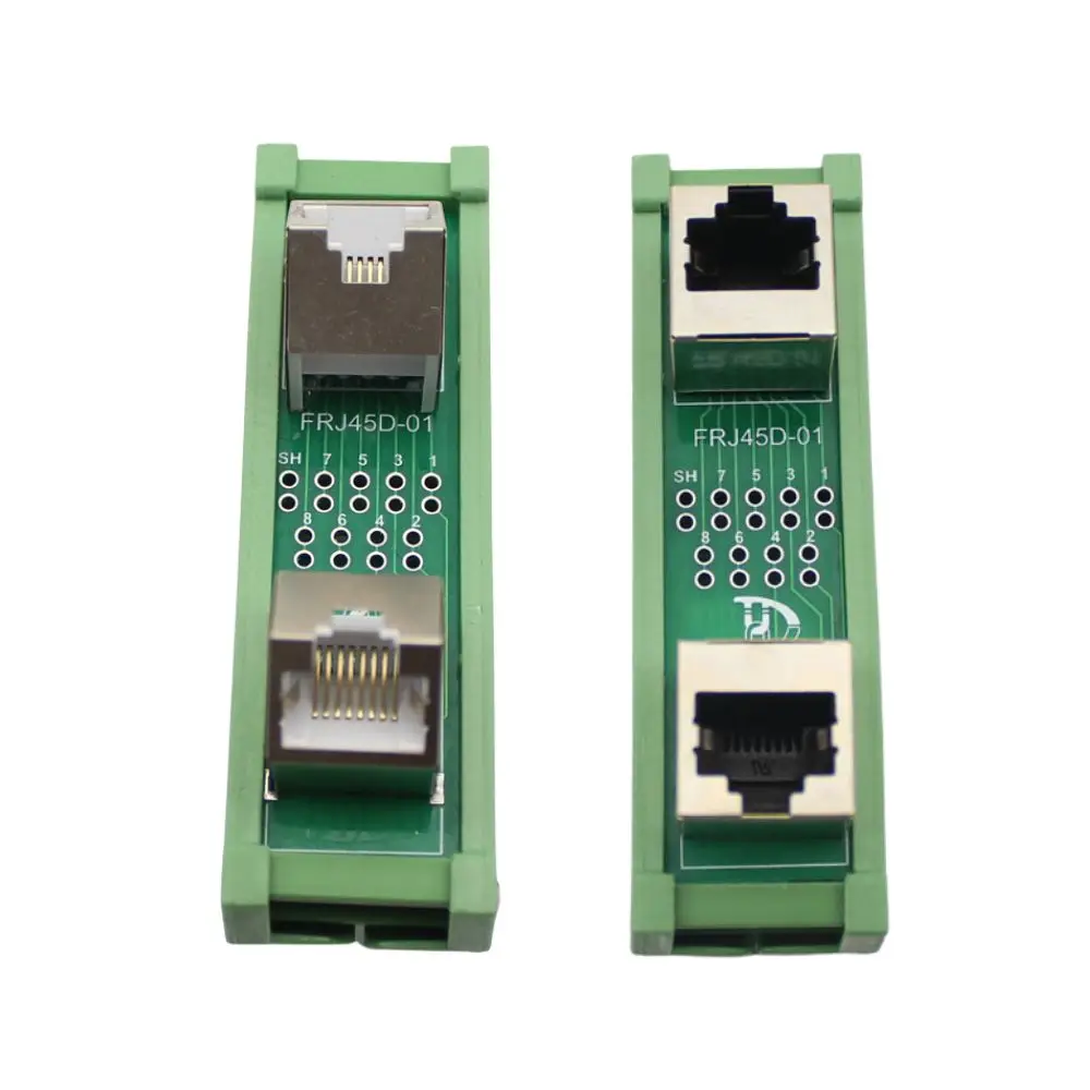 Mounting adapter can be used as end stop  gray green black Circuit Board Mounting Bracket For Mounting DIN Rail