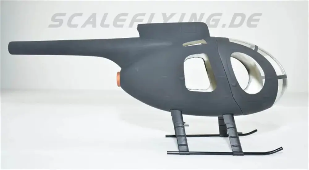 450 Size MD-500D Little Birds Helicopter Scale Fuselage Glassfiber RC Heli Parts