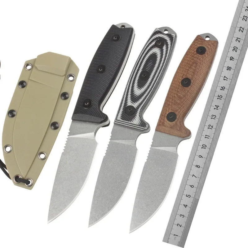 ES-3 Fixed handle tool High carbon chromium stainless steel blade G10 handle, outdoor camping fishing tool EDC pocket knife