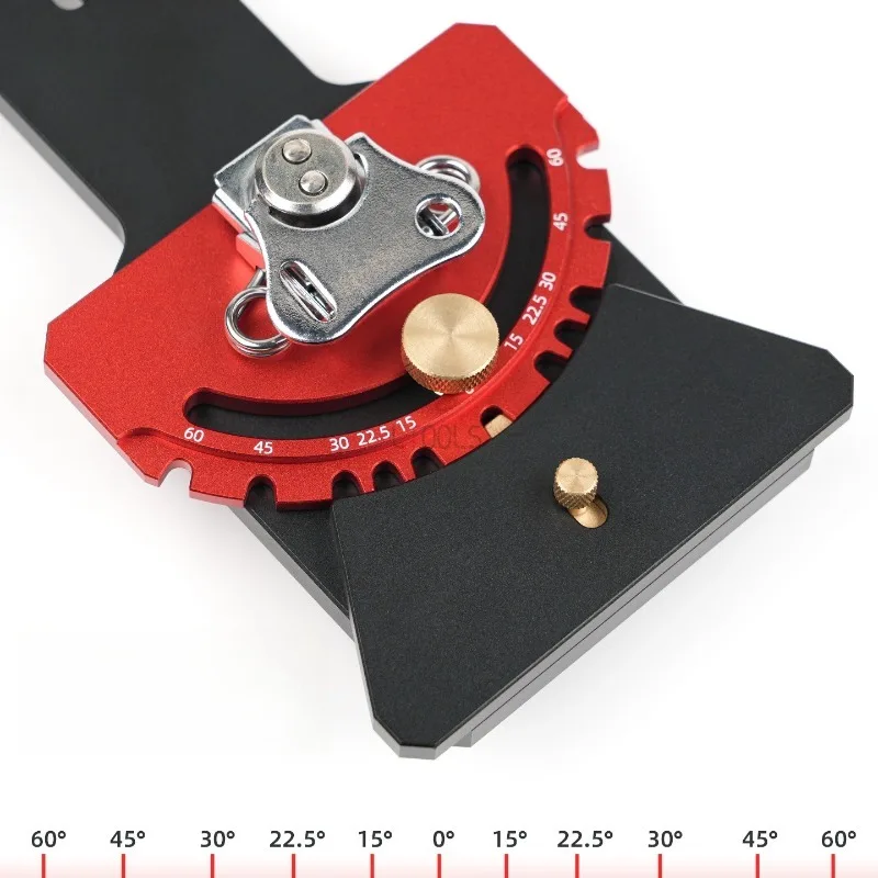 

New Adjustable Angle Track Saw Square 90-degree Angle Rail Guide with Aluminum Alloy CNC Stop Block Woodworking Auxiliary Tools