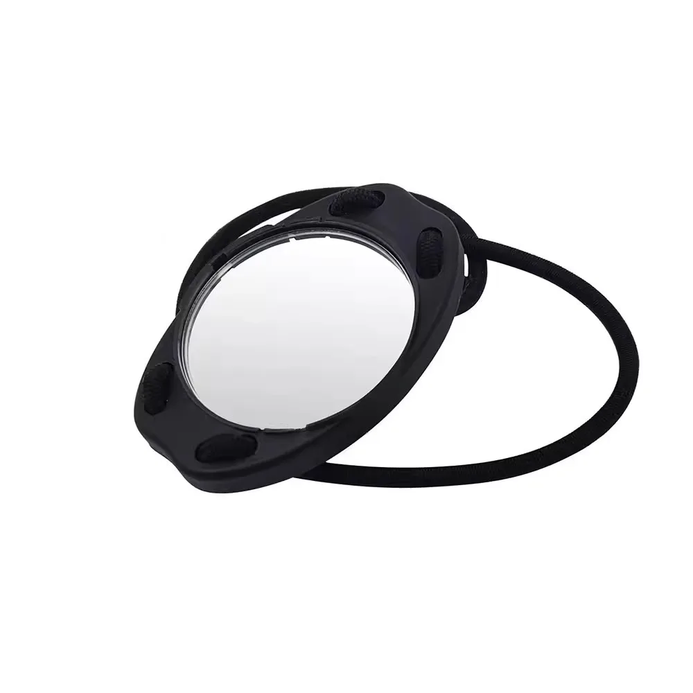 Submersible Reflective Reversing Mirror Underwater Reflective Mirror Equipment Bubble Status Self Inspection Mirror for Divers