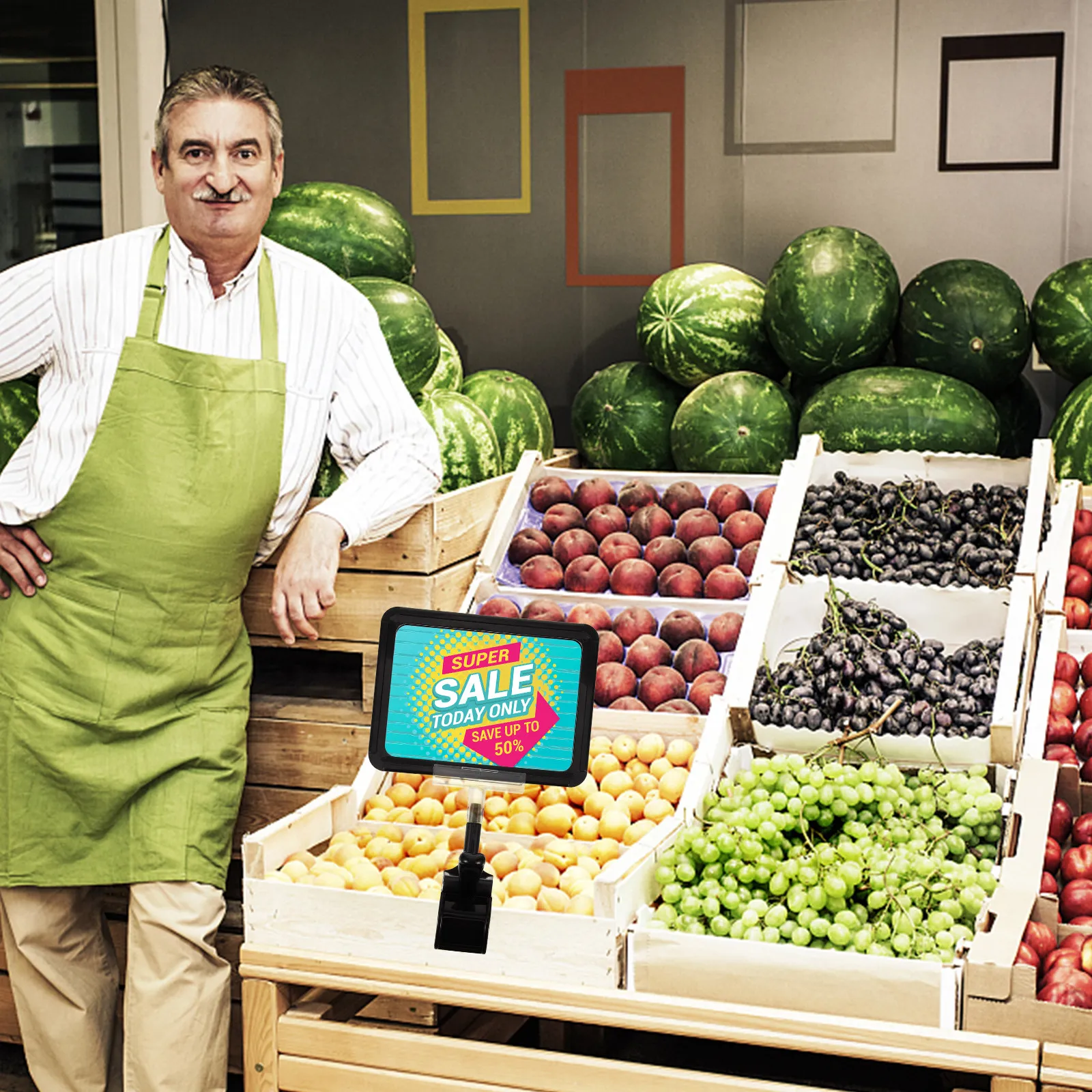 

Пластиковый регулируемый держатель-клипса для ценников, клипса-держатель для ценников в магазинах, супермаркетах, для демонстрации цен на товары, клипсы для розничных ценников