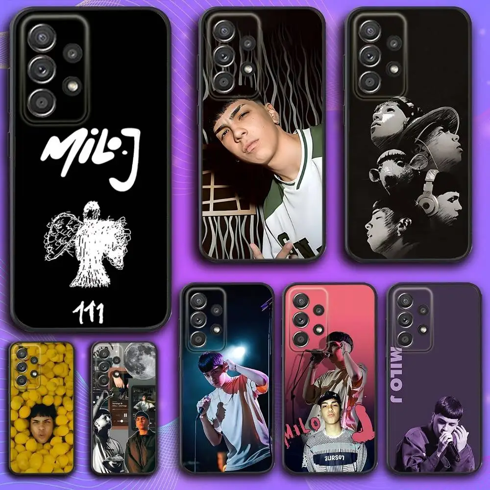 

Rapper M-Milo J Phone Case For Samsung S 25,24,23,22,30,21,10,9,Ultra,Plus,Lite,FE,4,5 G Soft Black Case