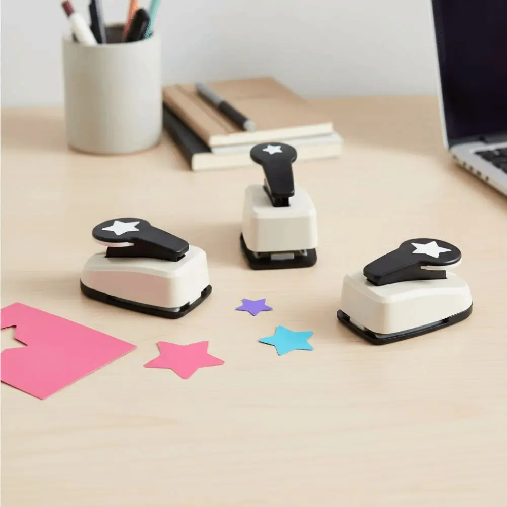 9/16/25mm Craft Hole Puncher Paper Card DIY Scrapbooking Punches Maker Embossing Border Arts Crafts Paper Label Punch