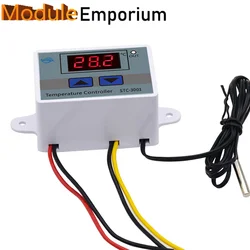 W3001 Digital LED 10A Controlador de Temperatura Interruptor De Controle Termostato Sonda XH-W3001 12V/ 24V/ 110V /220V