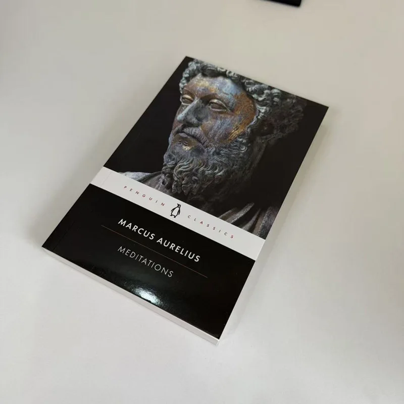 الكتب الفلسفية الإنجليزية الأصلية التأملات ماركو أوريليوس البطريق الكلاسيكية الكتب الإنجليزية Libros Livros #4