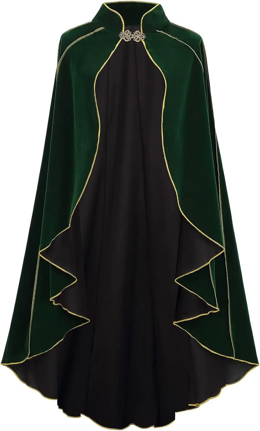 

Vintage Medieval Cosplay Costume Cape Renaissance Cloak Shawl Carnival Party Stage Performance Halloween Costume for Adult