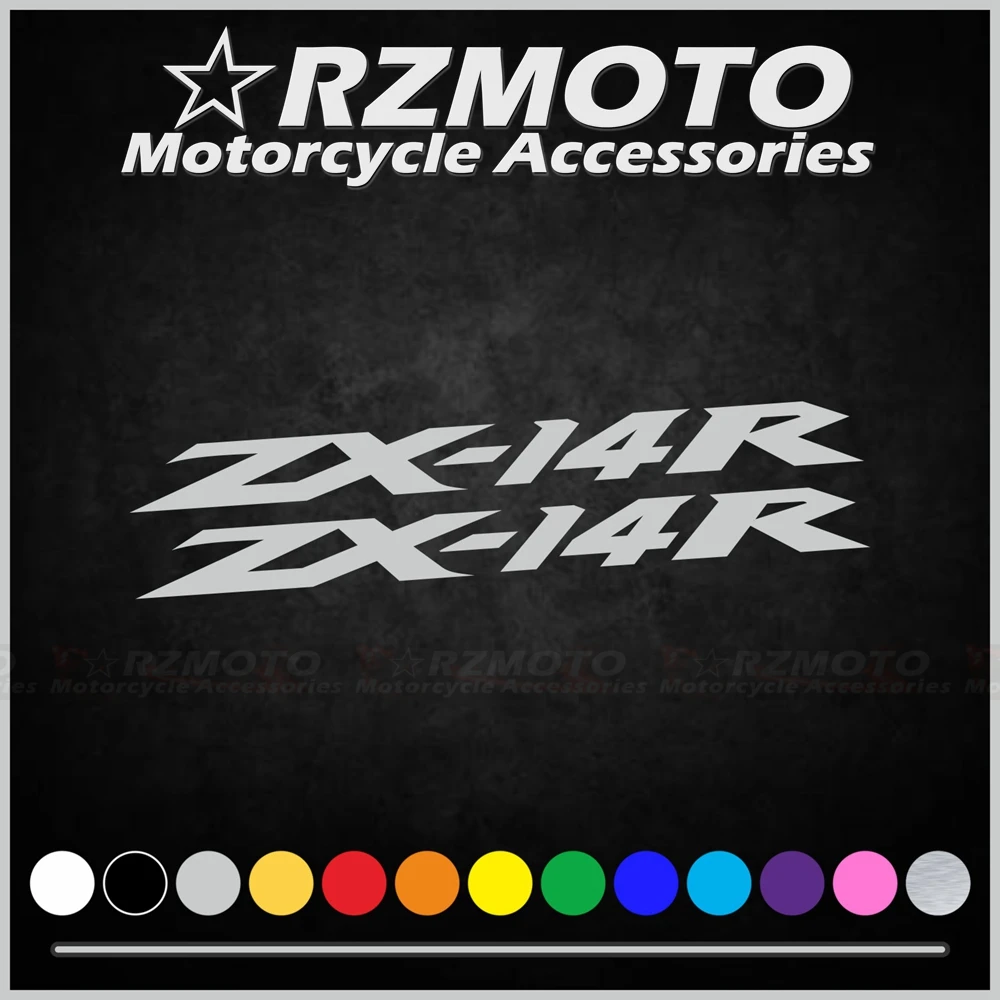 For Kawasaki ZX-14R ZX14R Motorcycle Sticker Car Decoration Fuel Tank Engine Logo Fairing Windshield Helmet Decal