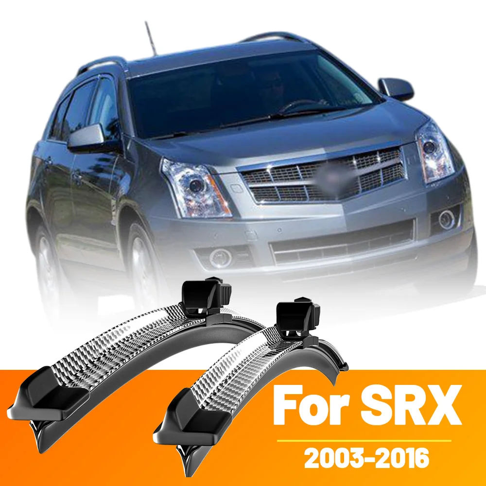 2 stücke Frontscheibe Scheibenwischerblätter Carbon Faser Scheibenwischer Für Cadillac SRX 2003-2016 2005 2009 2010 2011 2012 2014 2015