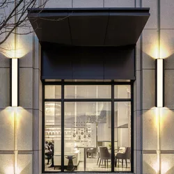 Outdoor wall lamp, villa, outdoor courtyard, fence, balcony, entrance, exterior wall washing lamp, IP65 waterproof wall lamp