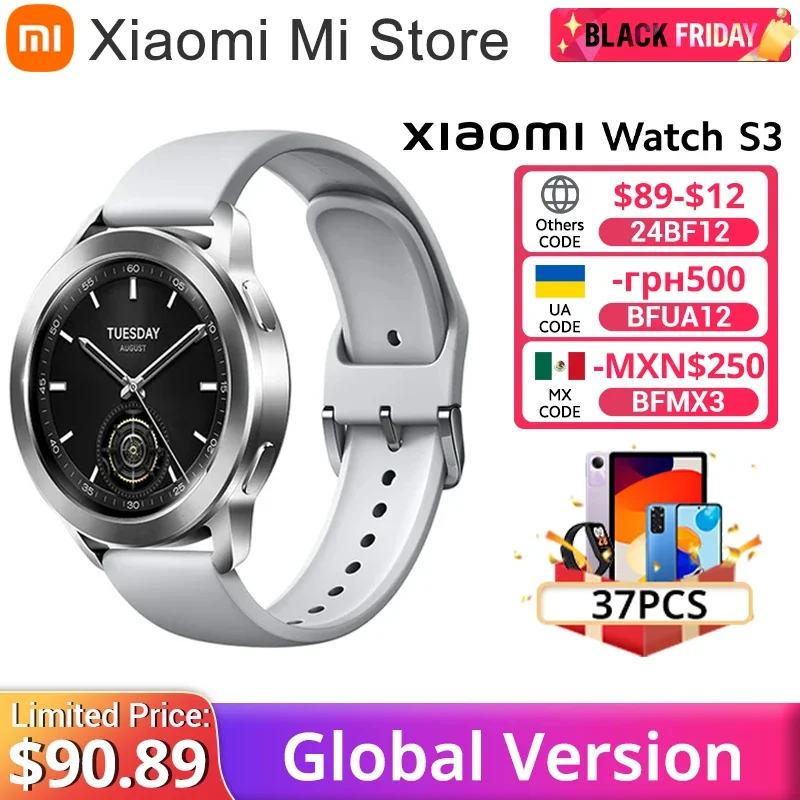 Global Version Xiaomi Watch S3 Smart Watch 1.43