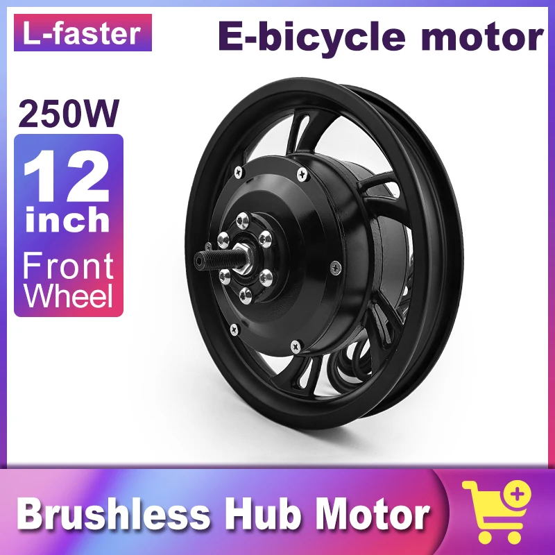 Brushless Hub Motor, Folding Bicycle, Steel Material, 24V, 36V, 250W, 12 in