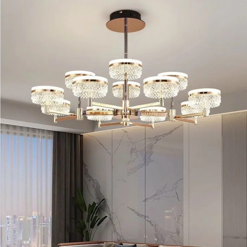 

Modern Minimalist Chandelier Elegant Design for Living Room Unique Stylish Lighting Fixture Designer Collection