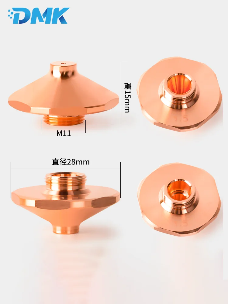 D28 Laser Cutting Nozzle Hexagonal High Speed Pressurize Pacifier Type Nozzles For Bodor WSX BOCI Raytools High Power Laser Cut