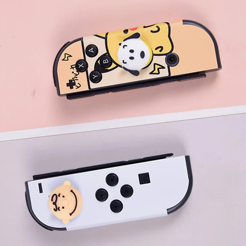 Snoopy Thumbstick Silicone Button Non-slip Cap Joystick Cover for Nintendo Switch Joy-Con Controller Game Console Accessories