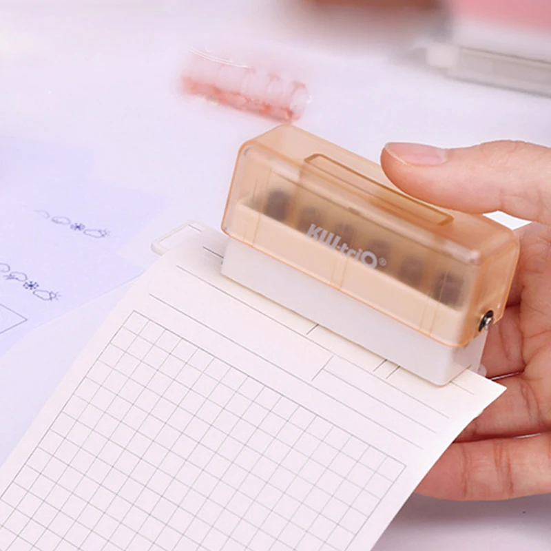 Handheld Mini 6 Hole Paper Puncher 5.5mm Aperture Versatile Scrapbook DIY Paper Cutter Ideal for Students Office Use