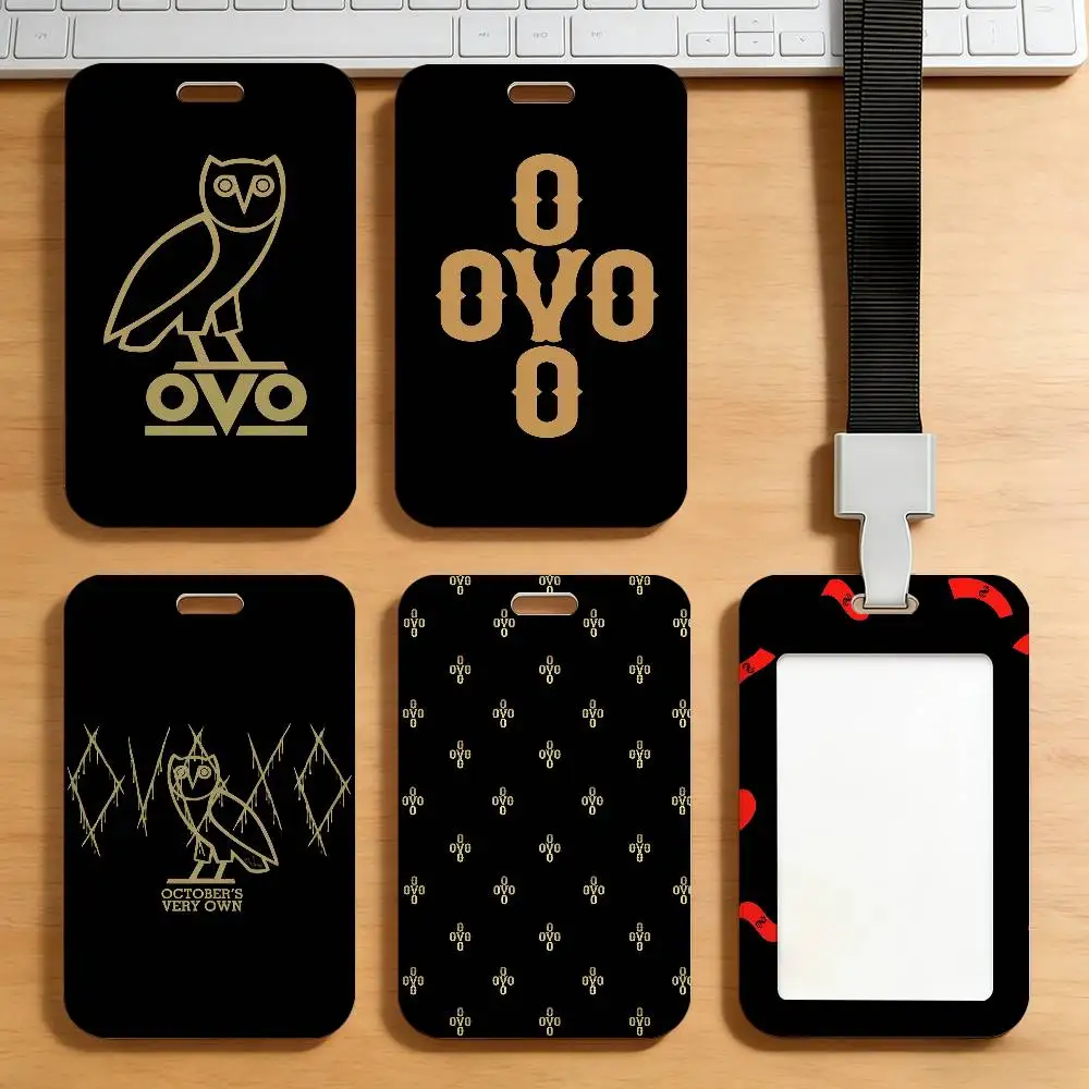 Fashion D-Drake OVO O-OWL Card Holder Student ID Case Daily Use Subway Commute Work Cover Office School Bus Protector