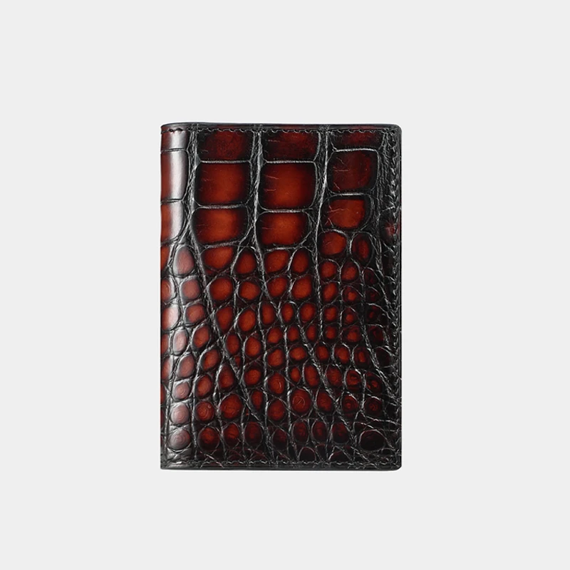 DIMY 2026 New American Crocodile Pickup Bag Folding Wallet for Men and Women Small, Portable and Fashionable Wallet