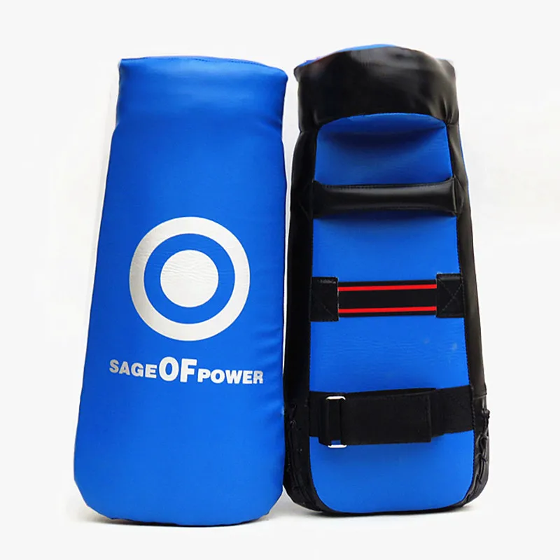 1pc PU Muay Thai Target Adjustable Strap Shock Absorbing Sparring Arm Protective Pads for Kickboxing Boxing MMA Training