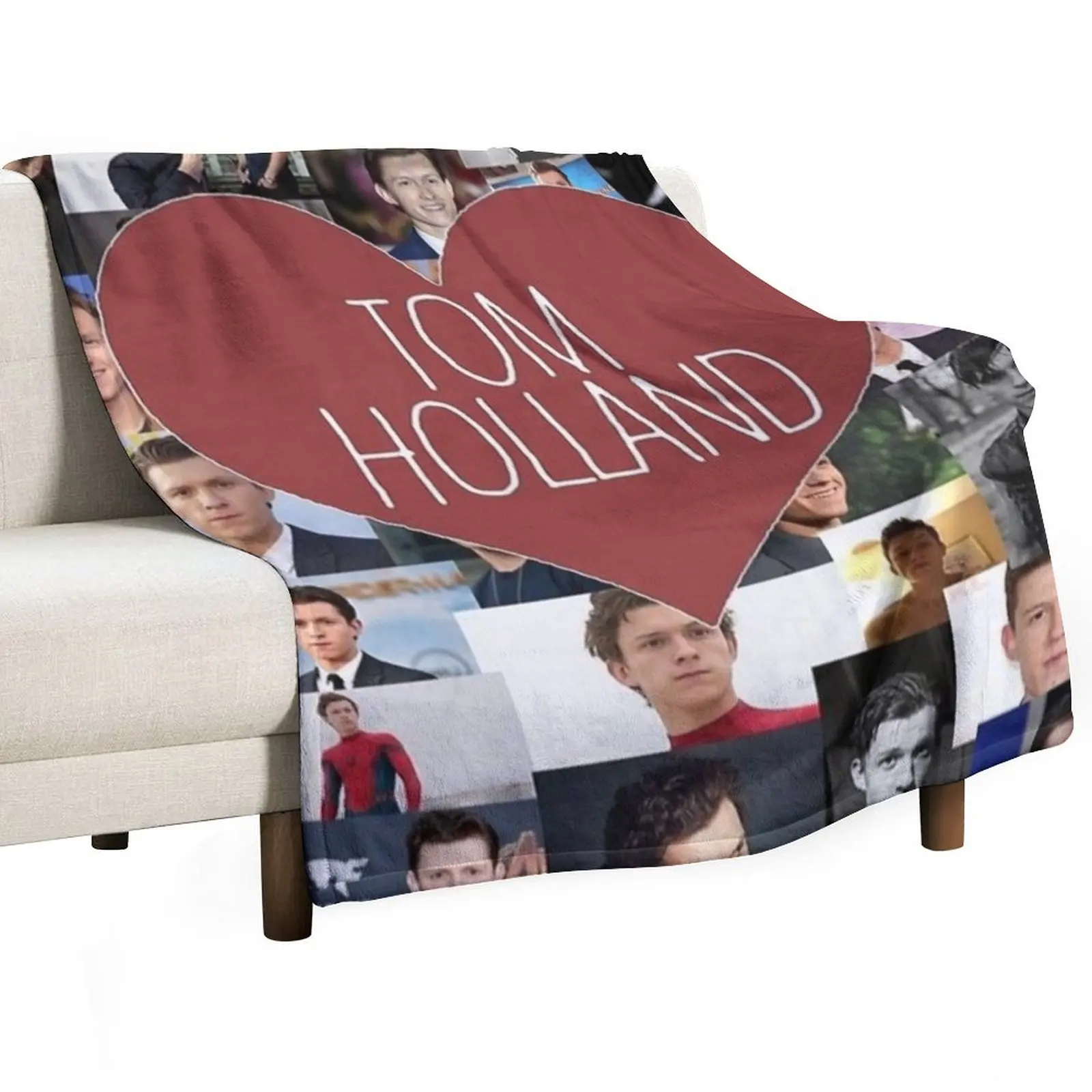 

tom holland blanket/stickers Throw Blanket Foldable Soft Warm Blanket for Outdoor Use