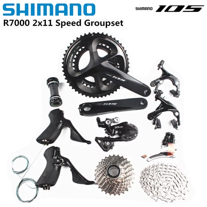 シマノ105 R7000 クランクセット 楽天市場】シマノ 105 FC-R7000 クランクセット ブラック 11S