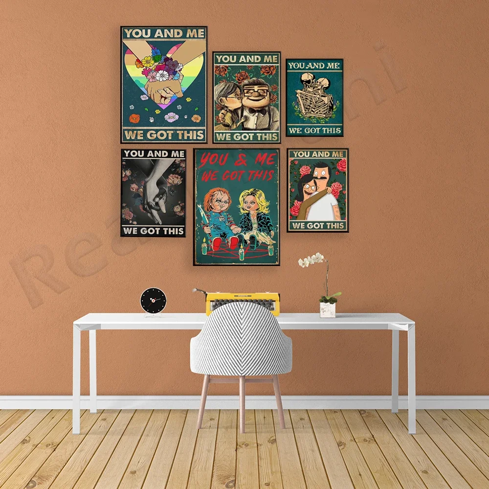 ملصق الحب، أنت وعائلتي، أنت وأنا حصلنا على هذا الملصق، العائلة، ملصق الزوجين