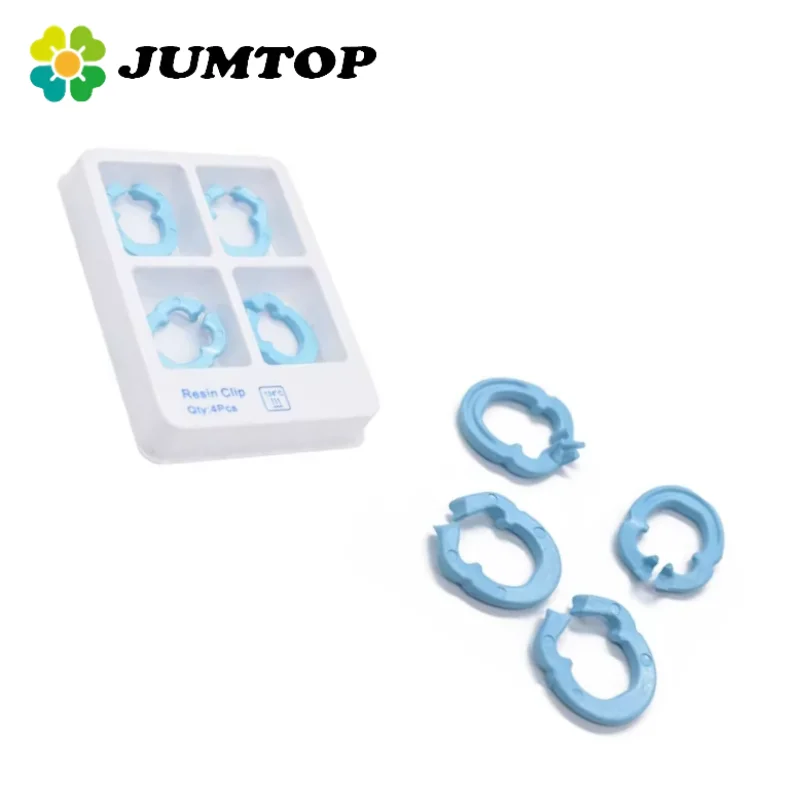 

JUMTOP 4 шт., стоматологическая смола, зажимное кольцо, разделительное кольцо, секционный контурный держатель матриц, автоклавируемый фиксированный зажим