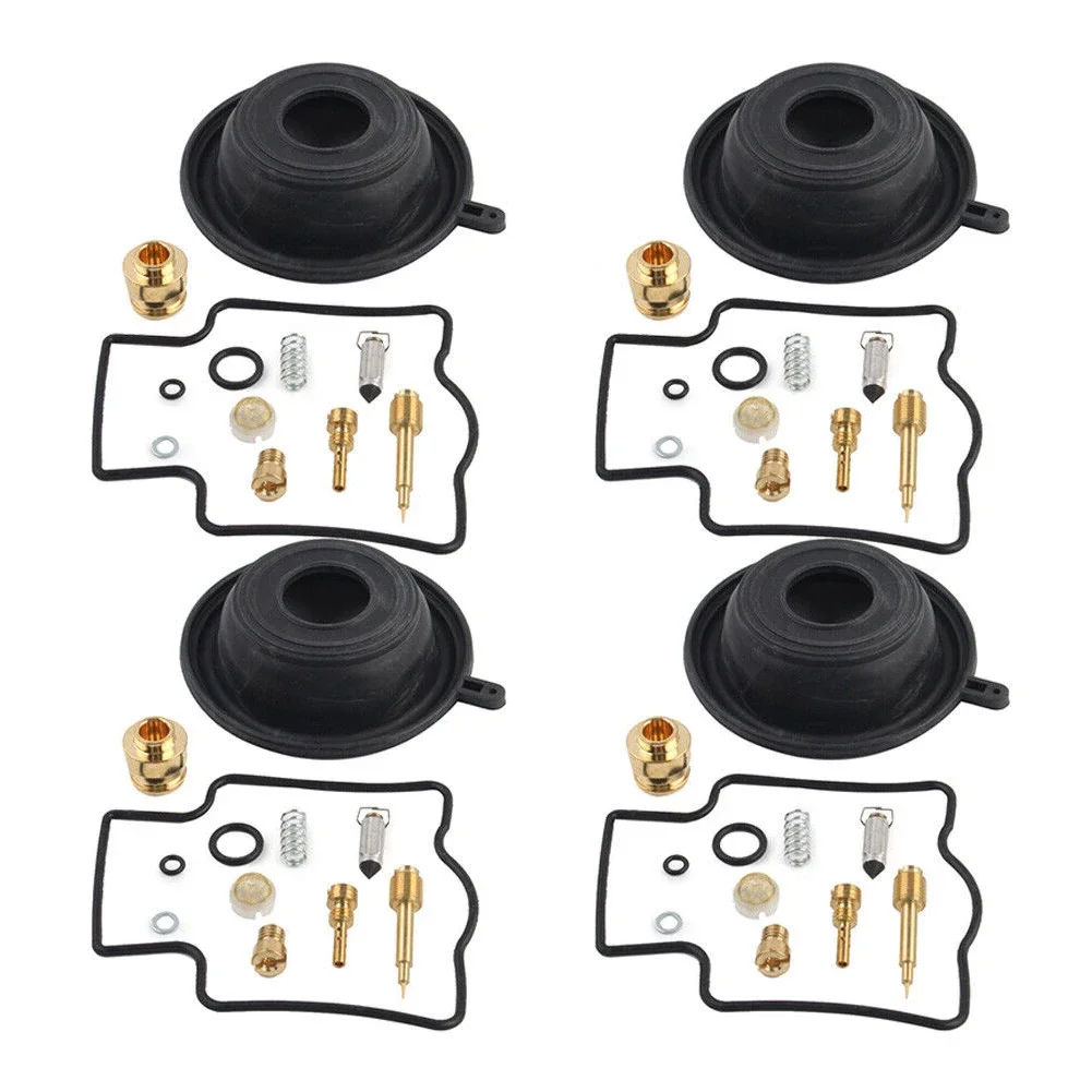 

Durable Motorcycle Carburetor RepairKit Fuel Supply 4 Set Brass Carburetor Spare Sets For ZX600D ZZR600D