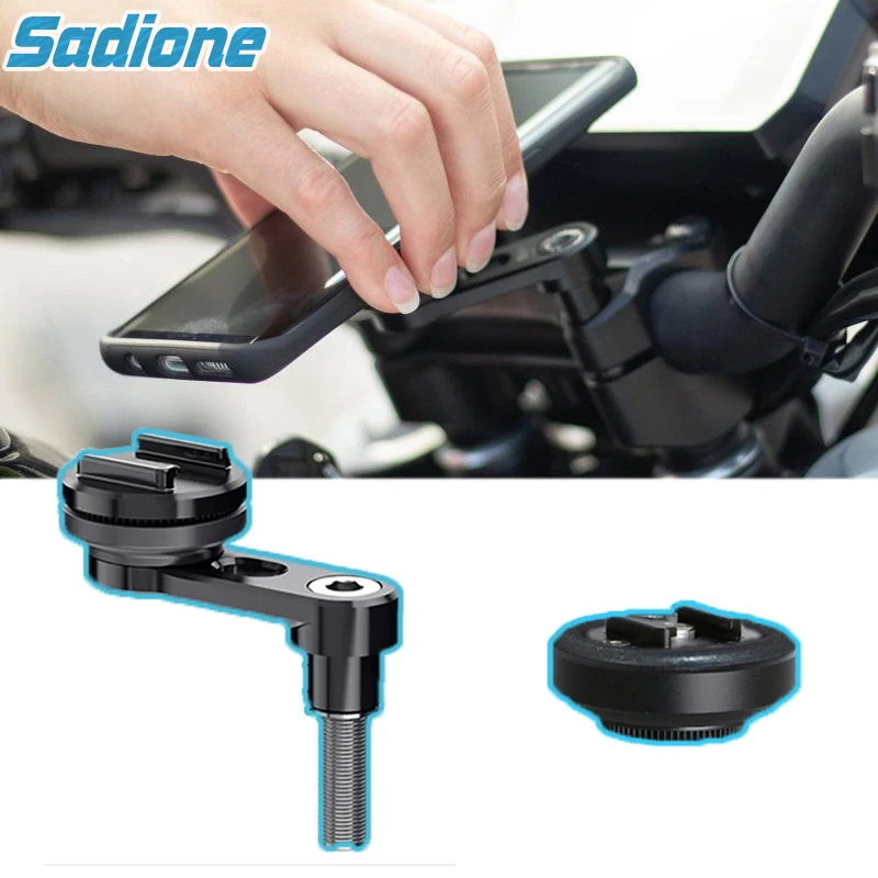 

Moto Mobile phones Bracket Stem Support With M8 Screws Handlebar Mount Base Connect Smartphone Anti-vibration Cellphone Stand