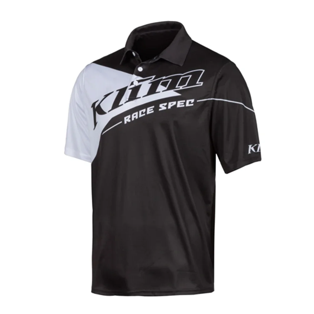 2023 Men's New KLIM RACE SPEC F1 Racing Motorcycle Short Sleeve Polo Shirt Fast Dry And Breathable Cycing Jersey T -shirt 02