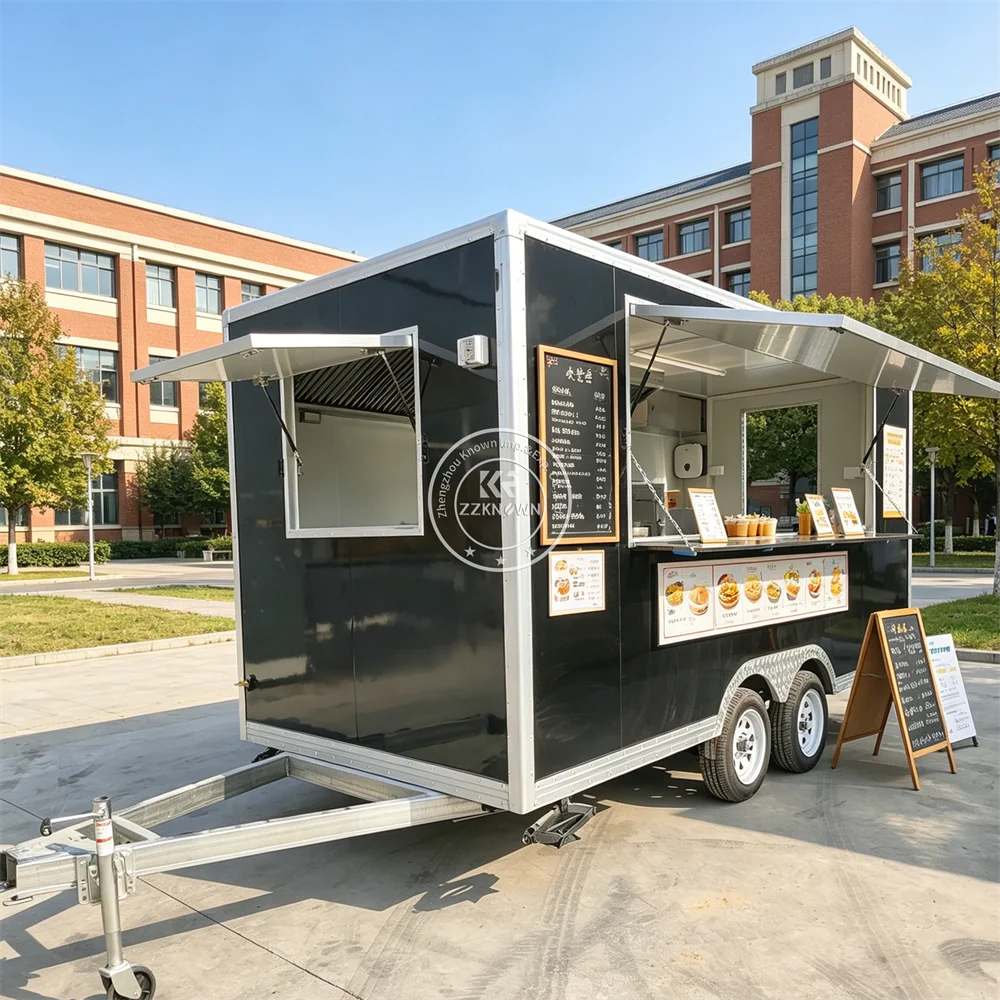 

Commercial Food Trailer Juice Smoothie Dessert Kitchen Truck Street Concession Catering Food Cart Fully Equipped