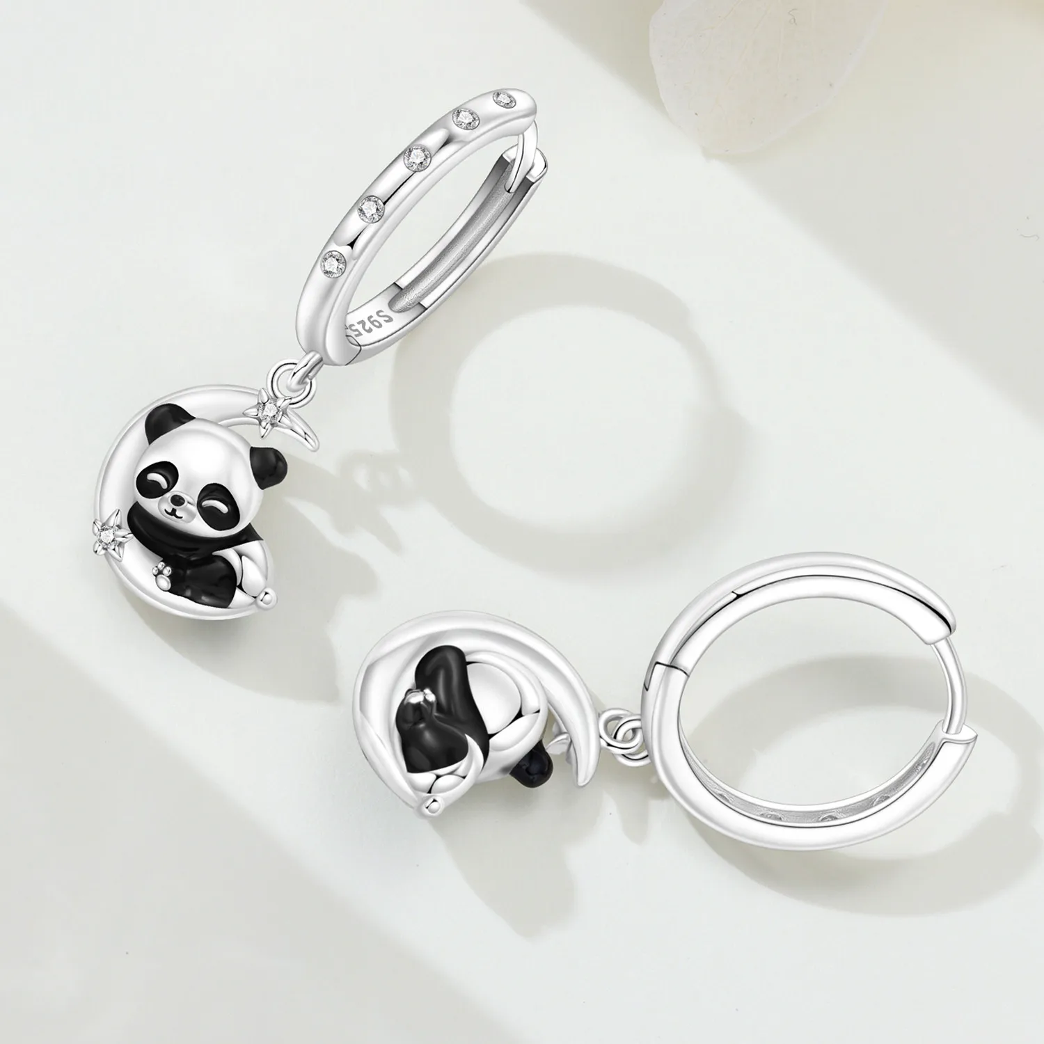 925 Sterling Silver Paw Print Earrings Women Fit Earrings Women Drop Earring For Anniversary Wedding Jewelry Gifts