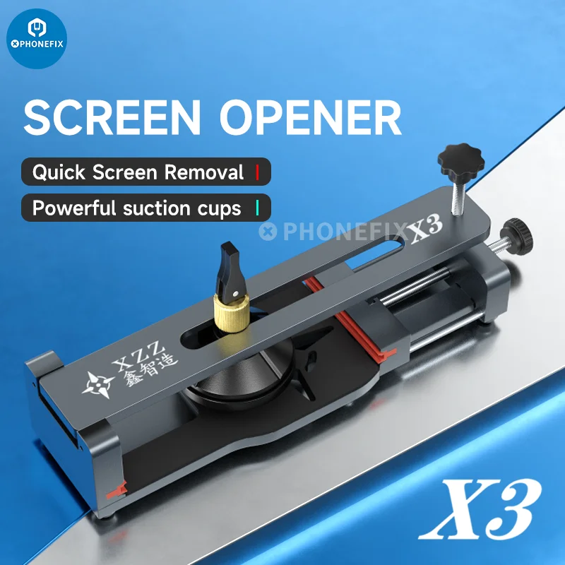 XZZ X4-accesorio multifuncional 4 en 1 para extracción de pantalla, accesorio de sujeción de presión para teléfono, separación de pantalla LCD, eliminación de cubierta trasera de vidrio
