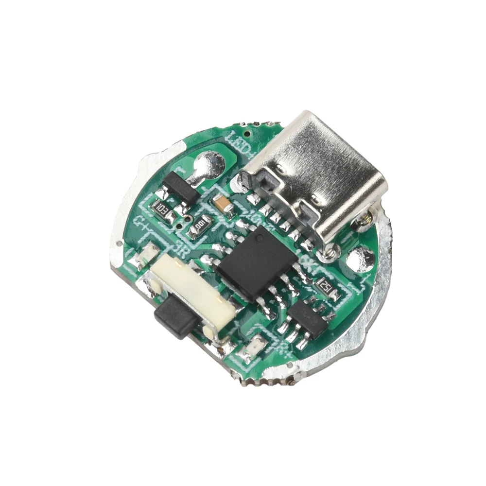 1/5/10 個 Type-C DC 3.2-4.2V 3 スピード調光 + 隠しフラッシュドライバーボードサイドプレス懐中電灯アクセサリー 6-10W ランプビーズ用