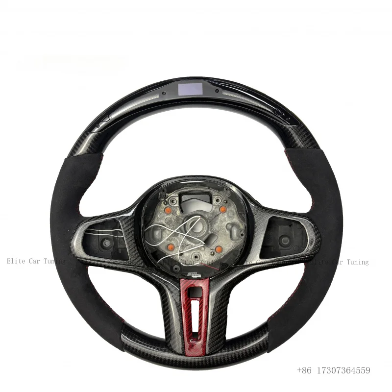 

With Heating Function for BMW G Series 5 7series G30 G20 G16 X Series G01 G05 G06 Carbon Fiber LED Steering Wheel
