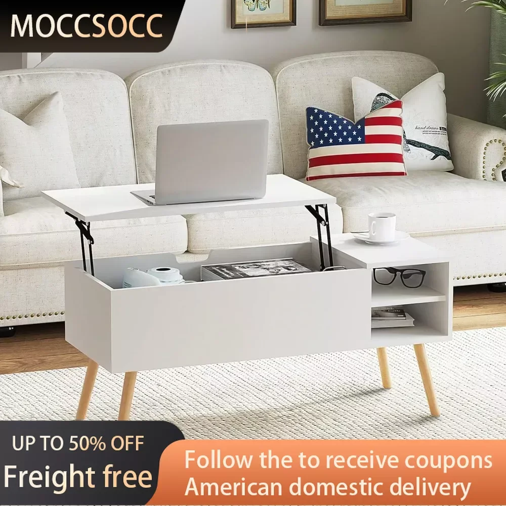 

Office Living Room Furniture Small Coffee Tables for Living Room Mid Century Modern Farmhouse Coffee Table White Freight Free