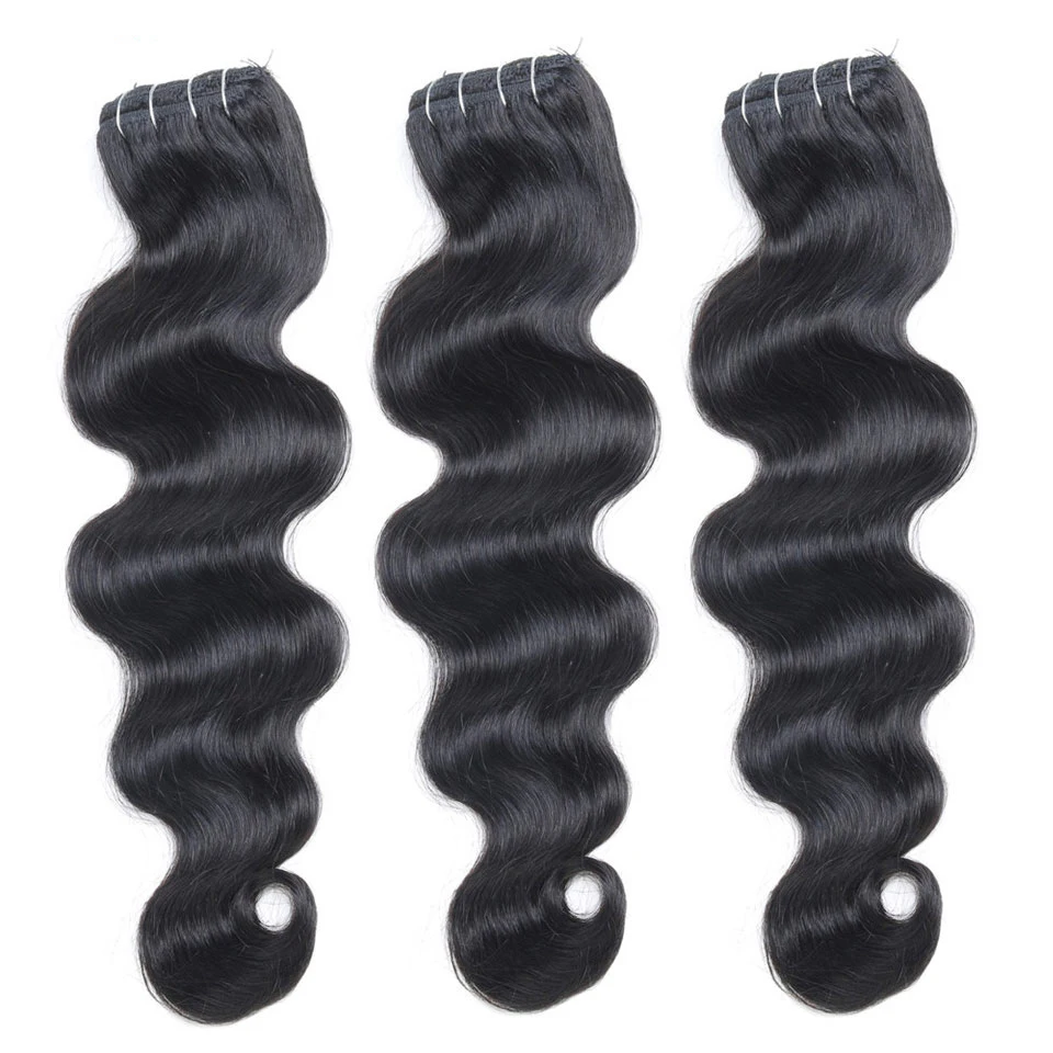 Rebecca Hair-Extensions de Cheveux Humains Ondulés à réinitialisation, Tresse Brésilienne Naturelle Remy, pour Toute la Tête, 7 Pièces