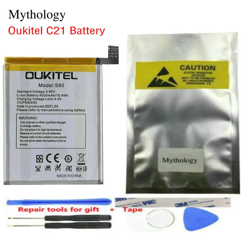 Battery for Oukitel C21 Original Li-ion Batteries Smartphone Accessories