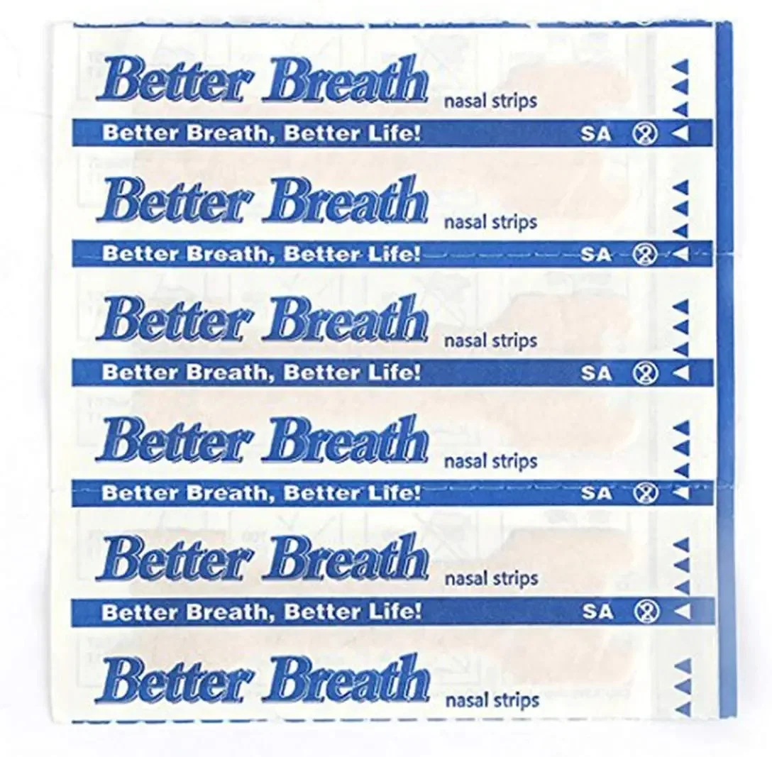 50pcs/Lot Better Breath Anti-snoring Patch （55x16mm） Valid Snoring Anti Solution Snoring Saver Reduce Noise Nasal Strips