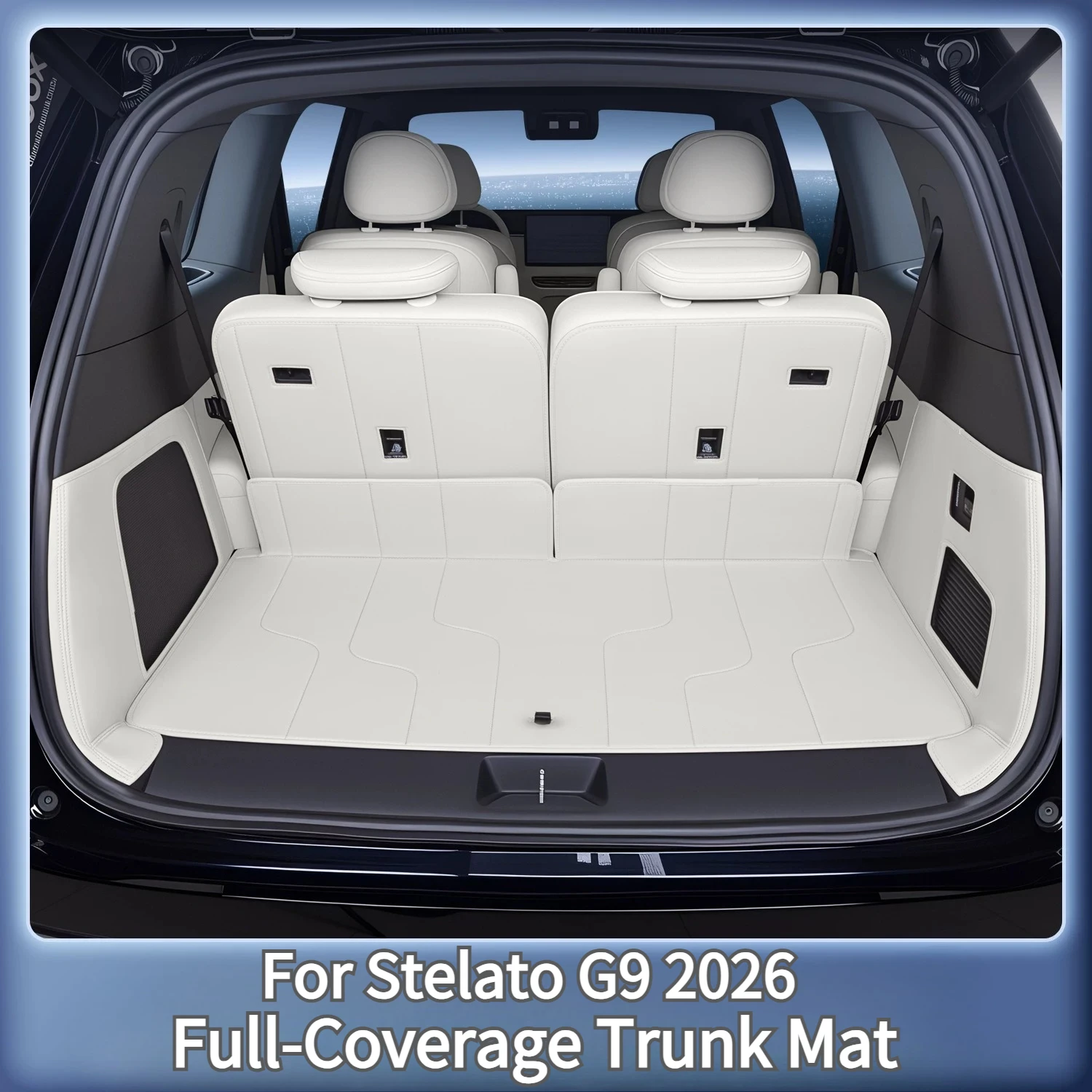 Full-Coverage Trunk Mat For Stelato G9 2026 Scratch-Resistant and Wear-Resistant Trunk Liner Interior Upgrade Accessories