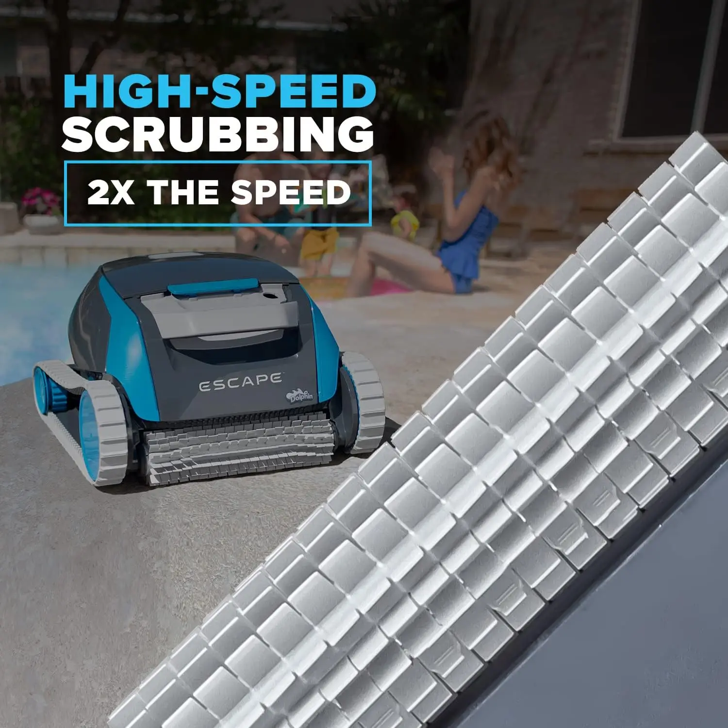 Robotic Pool Cleaner (2024 Model) — Massive Top-Loading Filter, Dual Motors, HyperBrush, HyperGrip Tracks