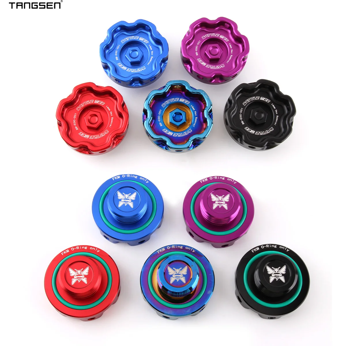 

Colorful Aluminum Oil Filler Cap For Honda Toyota Subaru Auto Engine Oil Tank Cover Car Accessories