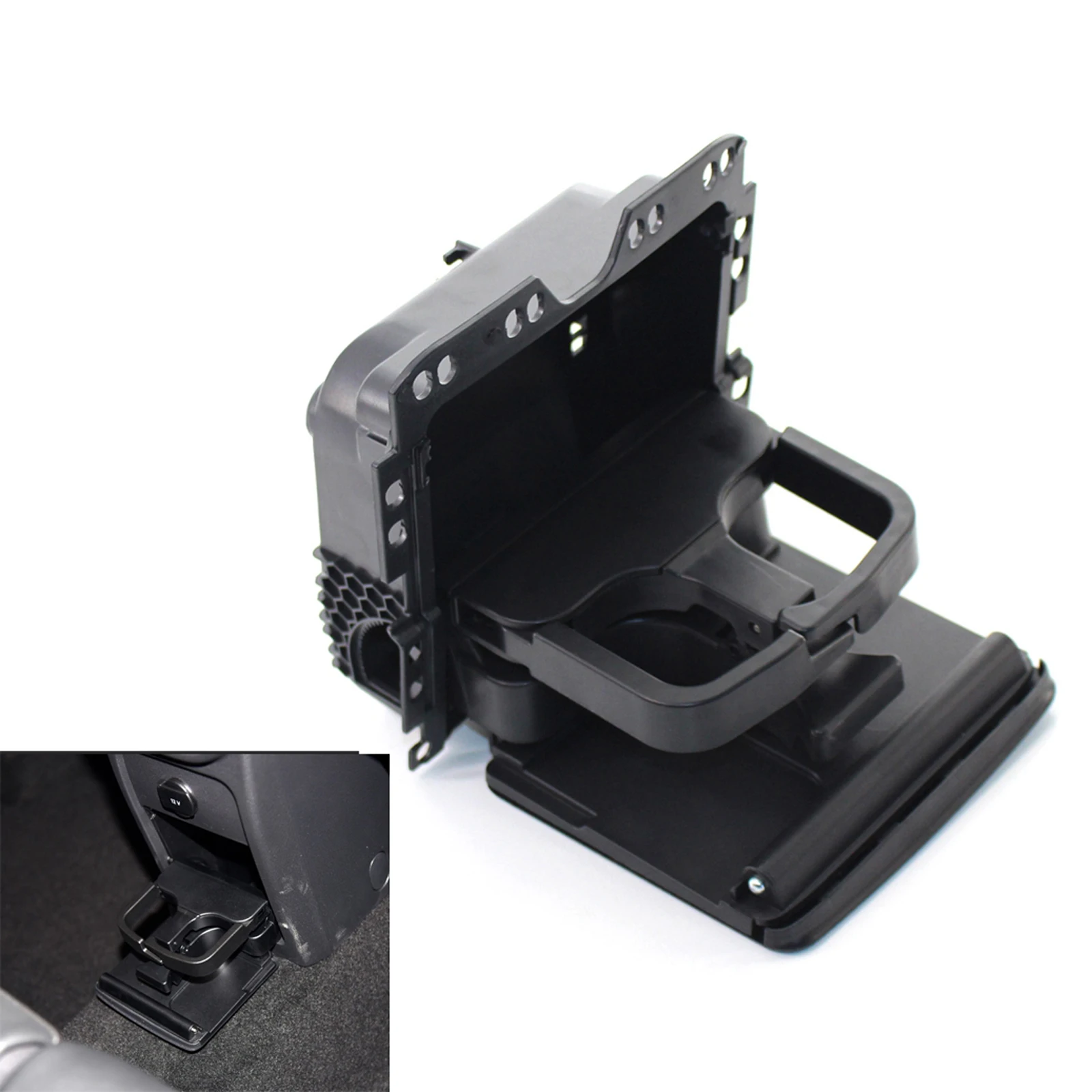 Cup Holder Rear Drinking Cup Bracket 7N0862533 82V Compatible for   Sharan