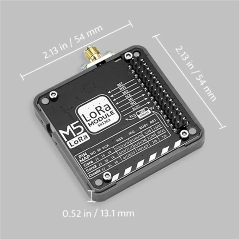 

-BOFF для модуля связи M5stack Lora 868 МГц V1.2 с внешней антенной SX1262 Решение для общения на большие расстояния
