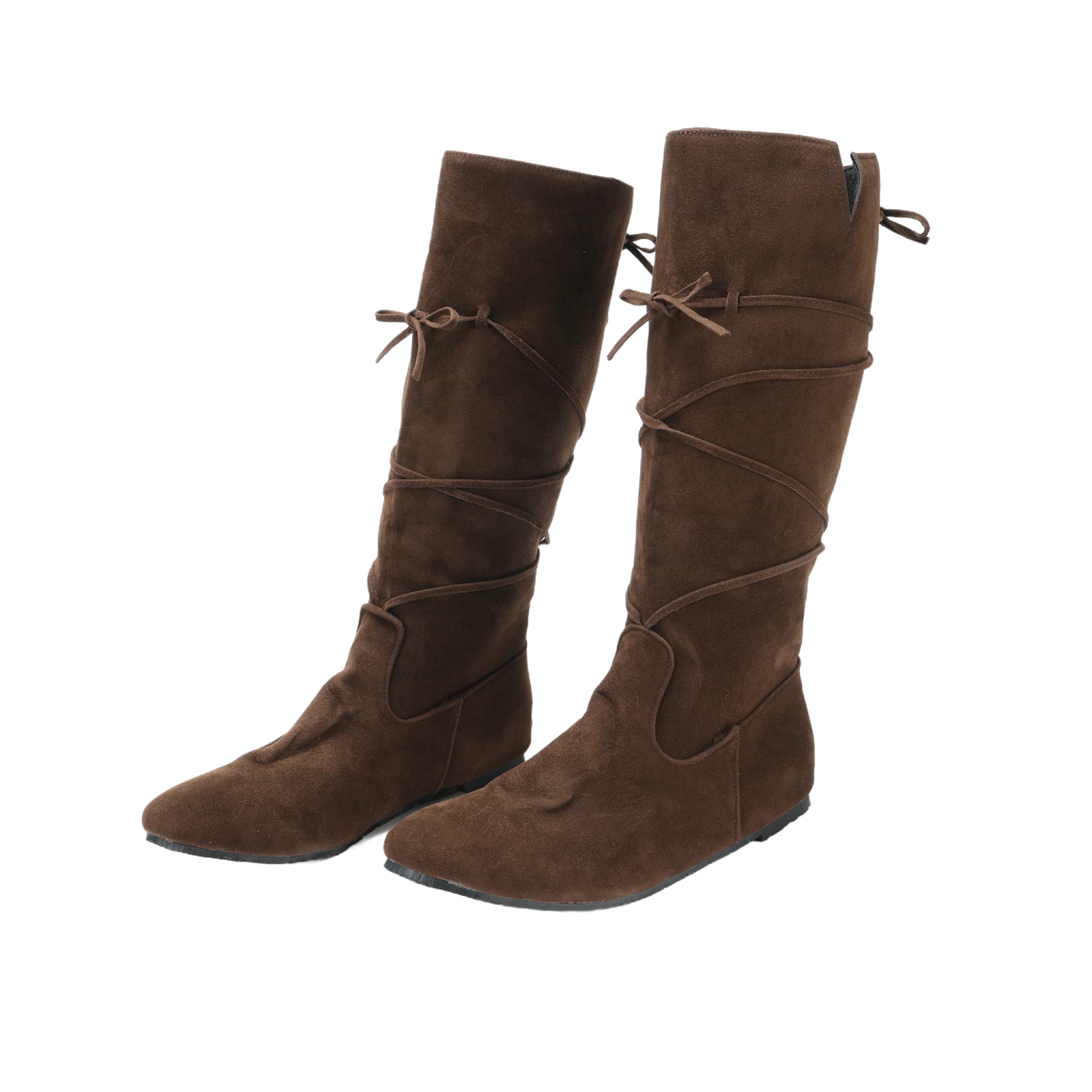 Costume Viking médiéval rétro pour hommes, bottes de chevalier, chaussures Larp en cuir PU, guerrier Cosplay, chaussures fantaisie de fête de carnaval, Halloween nordique