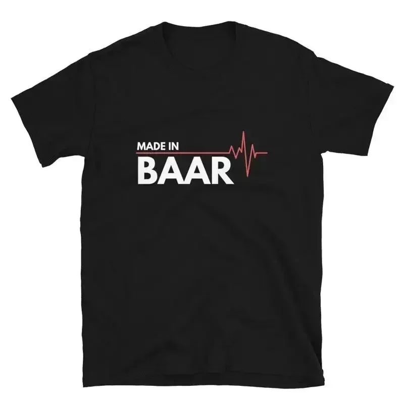Made In Baar Switzerland Place Of Birth Classic Fit T-Shirt